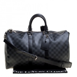 Louis Vuitton Damier Graphite Canvas Keepall Bandouliere 45