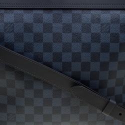 Pre Owned Louis Vuitton Damier Cobalt Canvas Greenwich Messenger Bag