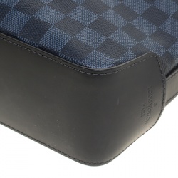 Pre Owned Louis Vuitton Damier Cobalt Canvas Greenwich Messenger Bag