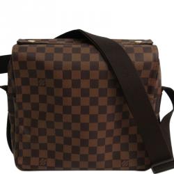 Shop for Louis Vuitton Damier Ebene Canvas Leather Naviglio Messenger Bag -  Shipped from USA