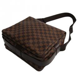 Louis Vuitton Damier Ebene Canvas Naviglio Shoulder Messenger Bag N45255 Pre  owned Brown Cloth ref.673948 - Joli Closet