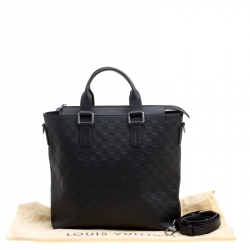 Louis Vuitton Black Denim Monogram Denim Daily PM Bag - Yoogi's Closet