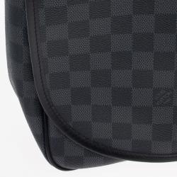 Pre Owned Louis Vuitton Damier Graphite Daniel MM Messenger Bag