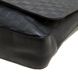 Louis Vuitton Onyx Damier Infini Leather District MM Bag