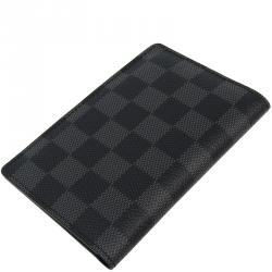 Pre Owned محفظة لوي فيتون كانفاس داميية غرافيت