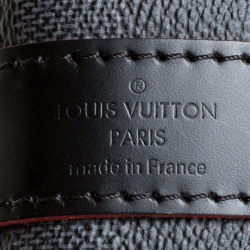 Pre Owned Louis Vuitton Damier Graphite Canvas Keepall Bandouliere 55 Bag