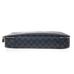 Pre Owned Louis Vuitton Black Damier Ebene Canvas Steeve Messenger