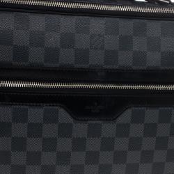 Pre Owned Louis Vuitton Black Damier Ebene Canvas Steeve Messenger