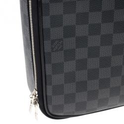 Pre Owned Louis Vuitton Black Damier Ebene Canvas Steeve Messenger