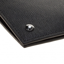 Pre Owned Montblanc Black Leather Westside Wallet