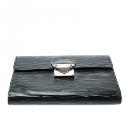 Louis Vuitton Black Epi Leather Koala Wallet