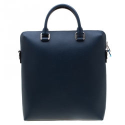 Pre Owned حقيبة لوي فيتون جريغوري جلد تاغيا زرقاء