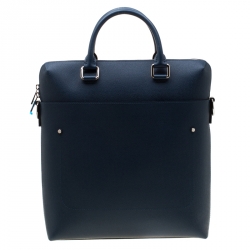 Louis Vuitton Blue Taiga Leather Grigori Bag