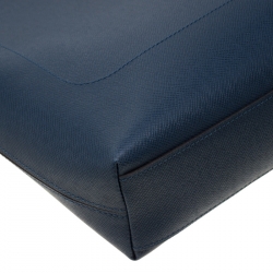 Pre Owned حقيبة لوي فيتون جريغوري جلد تاغيا زرقاء