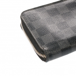 Louis Vuitton Damier Graphite Canvas Vertical Zippy Wallet