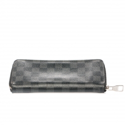 Louis Vuitton Damier Graphite Canvas Vertical Zippy Wallet