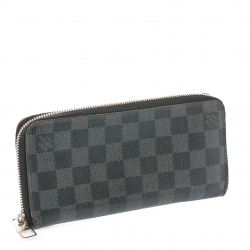 Louis Vuitton Damier Graphite Canvas Vertical Zippy Wallet