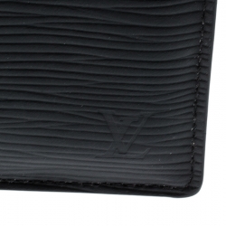 Louis Vuitton Black Epi Leather Pocket Organizer 