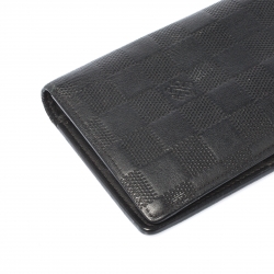 Louis Vuitton Onyx Damier Infini Leather Brazza Wallet