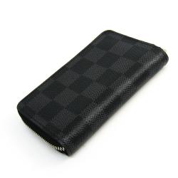 Pre Owned حقيبة لوي فيتنون زيبي كانفاس دامييه غرافايت رأسية