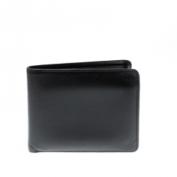Louis Vuitton Pince Wallet Taiga Leather Black 16311546