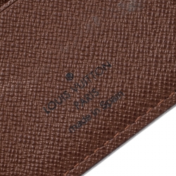 Pre Owned محفظة بطيتين لوي فيتون كانفاس مونوغرامية