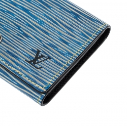 Louis Vuitton Denim Epi Leather Business Card Holder