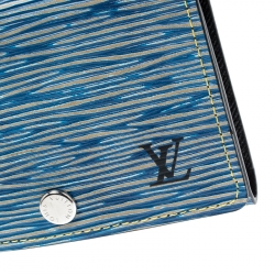 Louis Vuitton Denim Epi Leather Business Card Holder