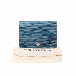 Louis Vuitton Denim Epi Leather Business Card Holder