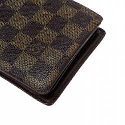 Louis Vuitton Damier Ebene Canvas Florin Wallet