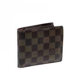 Louis Vuitton Damier Ebene Canvas Florin Wallet