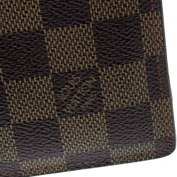 Louis Vuitton Damier Ebene Canvas Florin Wallet