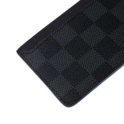 Louis Vuitton Black Damier Graphite Canvas Neo Porte-Cartes Card Holder