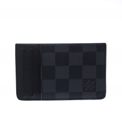 Louis Vuitton Black Damier Graphite Canvas Neo Porte-Cartes Card Holder