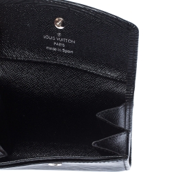 LOUIS VUITTON Business Card Holder Epi Leather CA0033 Black from