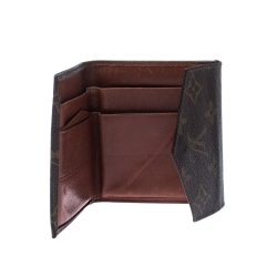 مملوكة مسبقًا Louis Vuitton Monogram Canvas Vintage Flap Compact Wallet