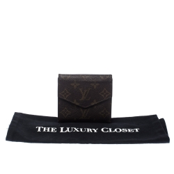 مملوكة مسبقًا Louis Vuitton Monogram Canvas Vintage Flap Compact Wallet