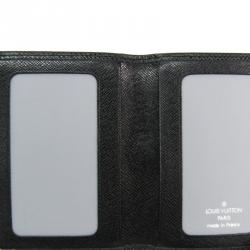Louis Vuitton Black Taiga Leather Card Case