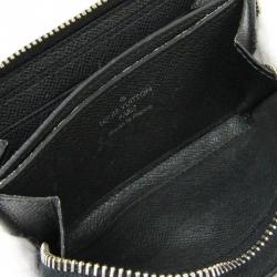 Louis Vuitton Zippy Coin Purse Taiga Leather Vertical Black 88652164