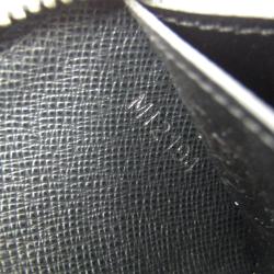 Louis Vuitton Noir Taiga Leather Vertical Zippy Coin Purse