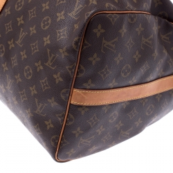 مملوكة مسبقًا Louis Vuitton Monogram Canvas Keepall Bandouliere 55 Bag