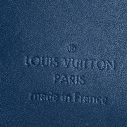 Pre Owned Louis Vuitton Blue Damier Infini Leather Pocket Organizer 