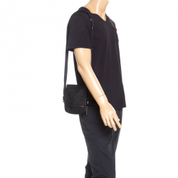 Pre Owned Louis Vuitton Black Geant Canvas Compagnon Messenger Bag