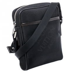 Pre Owned Louis Vuitton Black Geant Canvas Compagnon Messenger Bag