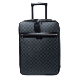Louis Vuitton Damier Graphite Canvas Pegase Light 55 Suitcase