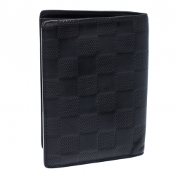 Louis Vuitton Black Damier Infini James Bifold Wallet