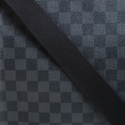 Pre Owned حقيبة لوي فيتون ديستريكت كانفاس غرافيت دامييه MM