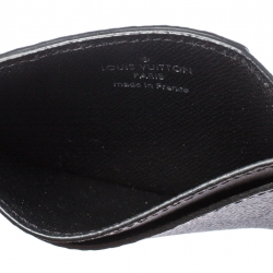 Pre Owned Louis Vuitton Damier Graphite Canvas Neo Porte Cardholder