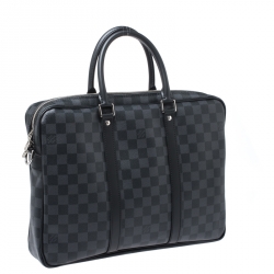 Louis Vuitton Damier Graphite Canvas Porte Documents Voyage PM Bag