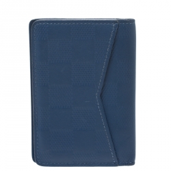 مملوكة مسبقًا Louis Vuitton Blue Damier Infini Leather Pocket Organizer 